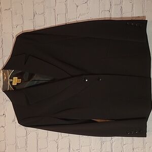 Caslon size 4P Black Fitted Size  2 Button Blazer Jacket Structured Professional